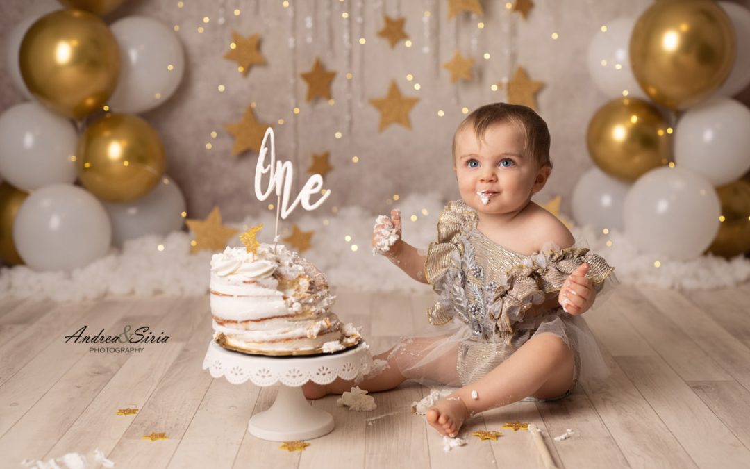 Cake Smash Oro & Bianco