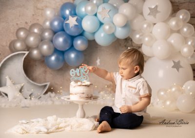 Cake Smash Luna e Stelle